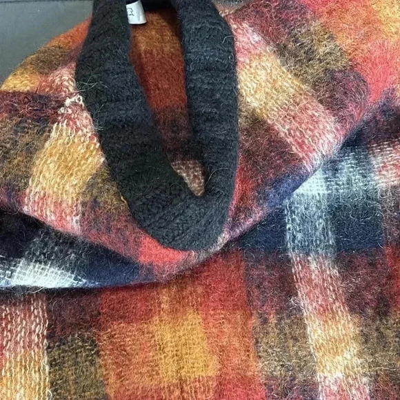 SEA New York Maryam V Neck Mohair Sweater Multi Plaid Size XS - Picture 13 of 13